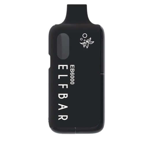 Elf Bar EB6000 Disposable Vape (Μίας Χρήσης) – 6000 Puffs ΜΑΥΡΟ